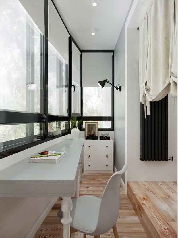 Фото из портфолио ЖК «Заельцовский» | Лоджия – фотографии дизайна интерьеров на INMYROOM