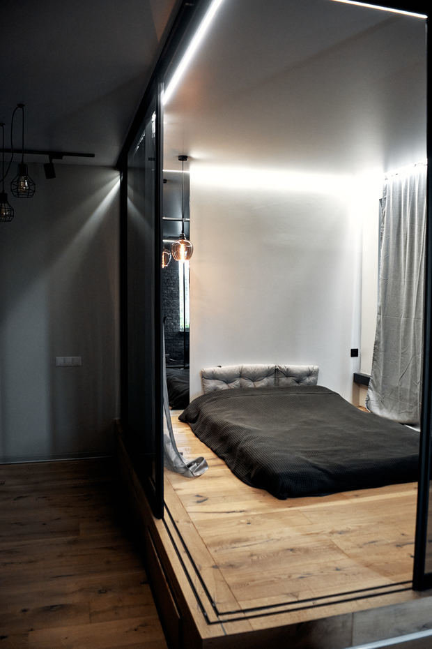 Фото из портфолио Угловая раздвижная интерьерная система raumplus – фотографии дизайна интерьеров на INMYROOM