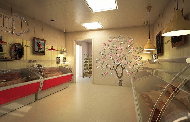 Фото из портфолио Магазин фермерских товаров "Щедрая околица" – фотографии дизайна интерьеров на INMYROOM