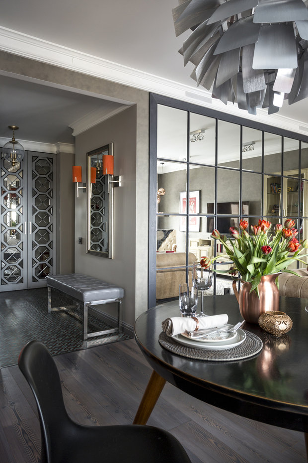 Фотография: Прихожая в стиле Эклектика, Кухня и столовая, Гостиная, Карта покупок, Женя Жданова – фото на INMYROOM