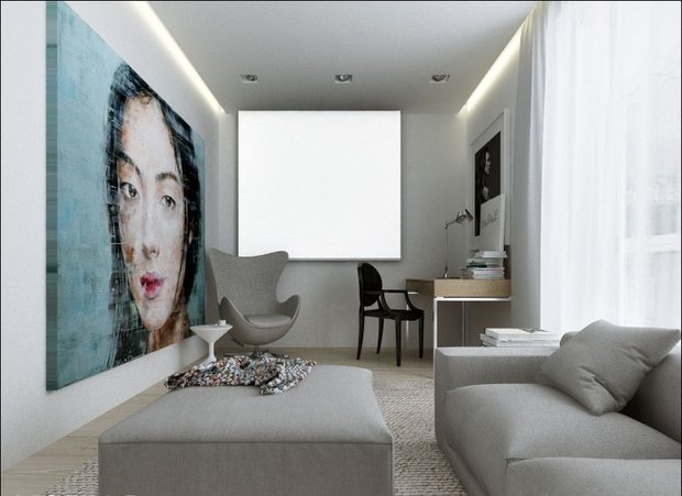 Фотография: Кабинет в стиле Минимализм, Декор интерьера, Советы, Бежевый – фото на INMYROOM