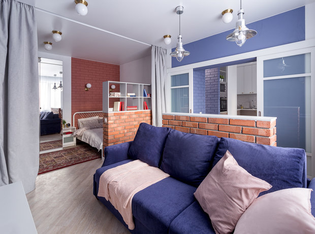 Фото из портфолио 48м2 Neloft Реализация – фотографии дизайна интерьеров на INMYROOM