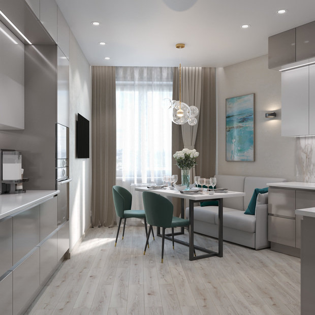 Фото из портфолио г. Новосибирск, жк Марсель – фотографии дизайна интерьеров на INMYROOM