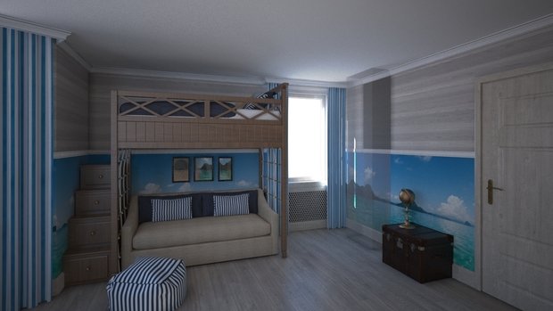 Фото из портфолио Идеи для Детских комнат – фотографии дизайна интерьеров на INMYROOM