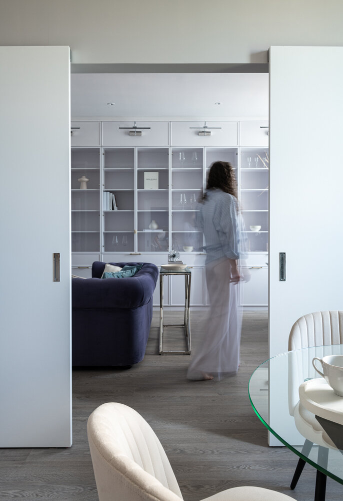 Фотография: Кухня и столовая в стиле Современный, Классический, Квартира, Проект недели, Москва, 3 комнаты, Более 90 метров, Юлия Сергеева – фото на INMYROOM