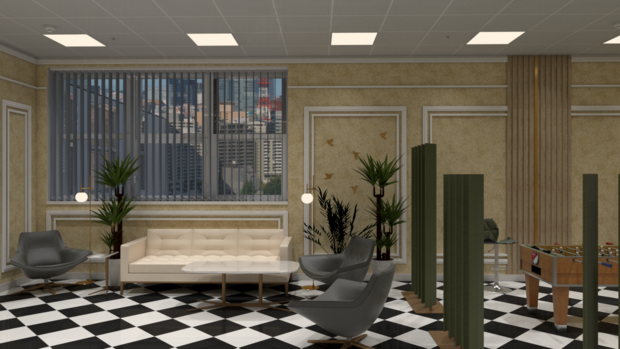 Фото из портфолио Комнаты отдыха и общения, санузлы в офисном помещении, г.Москва – фотографии дизайна интерьеров на INMYROOM