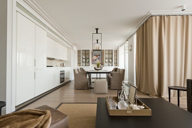 Фотография: Кухня и столовая в стиле Скандинавский, Квартира, Дома и квартиры, Москва – фото на INMYROOM