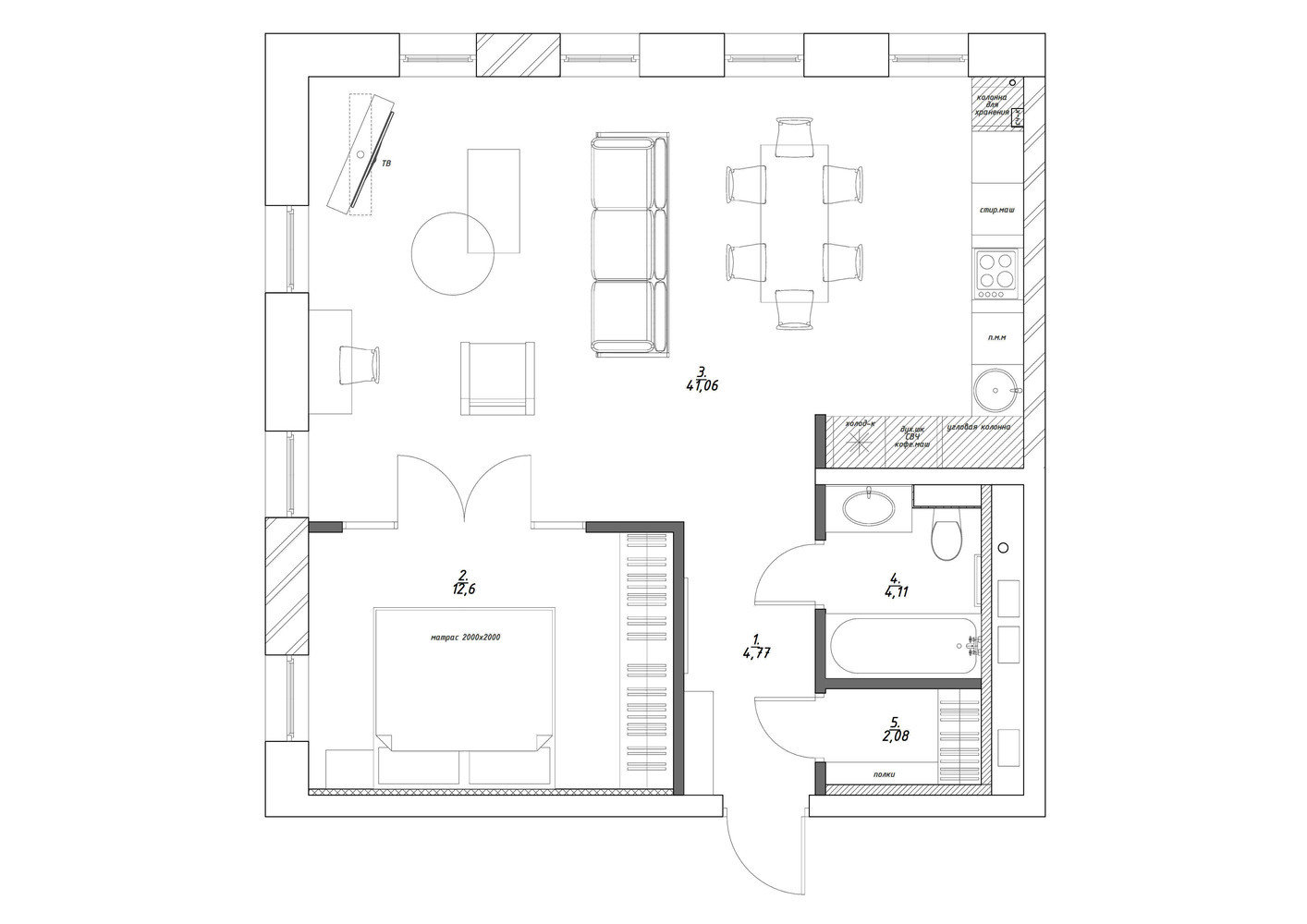 Фотография: Планировки в стиле , Лофт, Эклектика, Квартира, Минимализм, Проект дня, Черный, Подмосковье, дерево в интерьере, инженерная доска, черный потолок в интерьере, 2 комнаты, 60-90 метров, Монолитно-кирпичный, Анна Сухая, коттеджный поселок Западная Долина – фото на INMYROOM Фотография: Планировки в стиле , Лофт, Эклектика, Квартира, Минимализм, Проект дня, Черный, Подмосковье, дерево в интерьере, инженерная доска, черный потолок в интерьере, 2 комнаты, 60-90 метров, Монолитно-кирпичный, Анна Сухая, коттеджный поселок Западная Долина – фото на INMYROOM