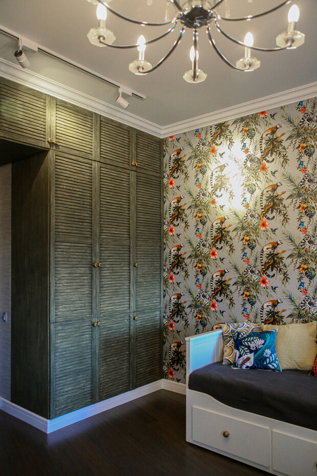 Фотография: Кабинет в стиле Современный, Эклектика, Квартира, Проект дня, Московская область, Монолитный дом, 3 комнаты, 60-90 метров, Жуковский, Мария Чикунова – фото на INMYROOM