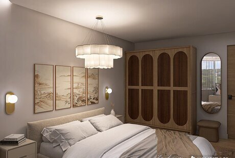 Однокомнатная квартира в стиле джапанди