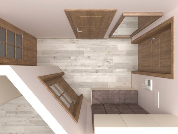 Фото из портфолио Дизайн интерьера однокомнатной квартиры – фотографии дизайна интерьеров на INMYROOM