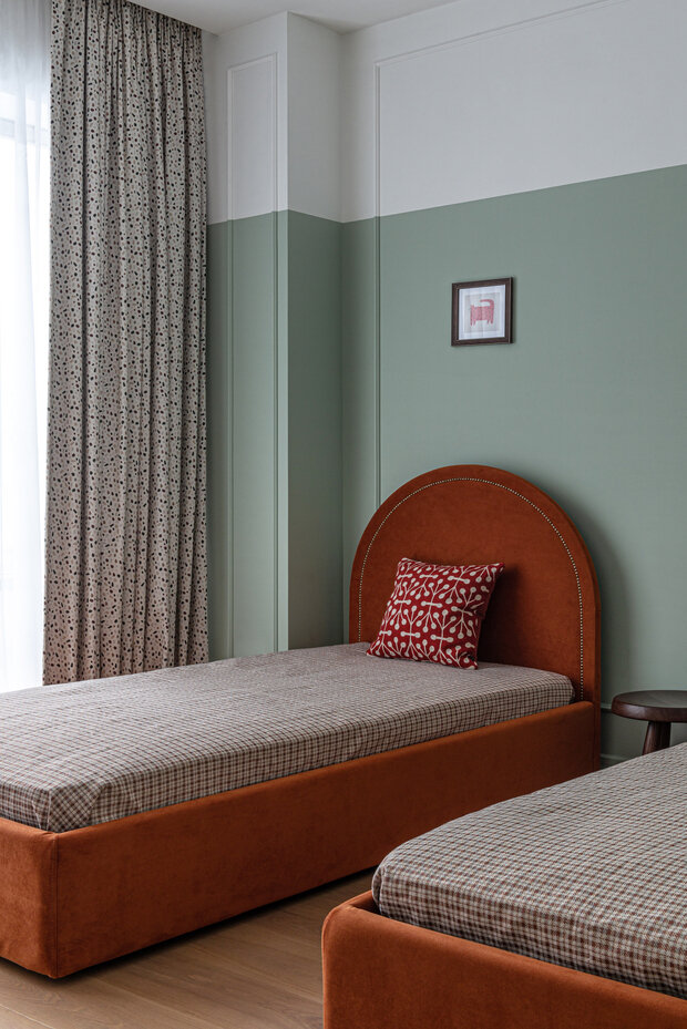 Фотография: Детская в стиле Современный, Минимализм, Квартира, Проект дня, Москва, 3 комнаты, 60-90 метров, D.A. Interior Design, Анна Коробко – фото на INMYROOM