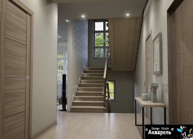 Фото из портфолио Проект двухэтажного дома – фотографии дизайна интерьеров на INMYROOM