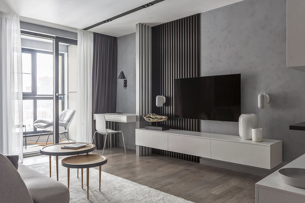 Фото из портфолио КВАРТИРА ДЛЯ ТВОРЧЕСКОЙ ПАРЫ – фотографии дизайна интерьеров на INMYROOM