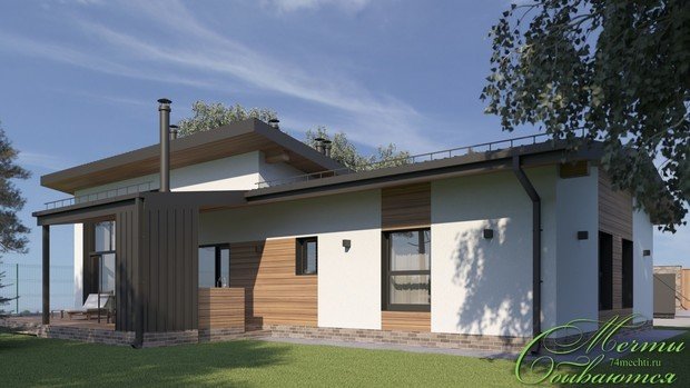 Фото из портфолио Три варианта каркасных домов – фотографии дизайна интерьеров на INMYROOM