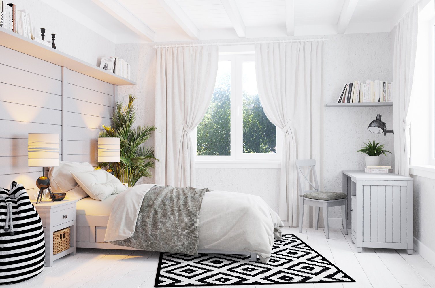 Фотография: Спальня в стиле Скандинавский, Дом, Проект недели, Дача, Татарстан, каркасный дом, Сергей Петров, СИП-панели – фото на INMYROOM Фотография: Спальня в стиле Скандинавский, Дом, Проект недели, Дача, Татарстан, каркасный дом, Сергей Петров, СИП-панели – фото на INMYROOM