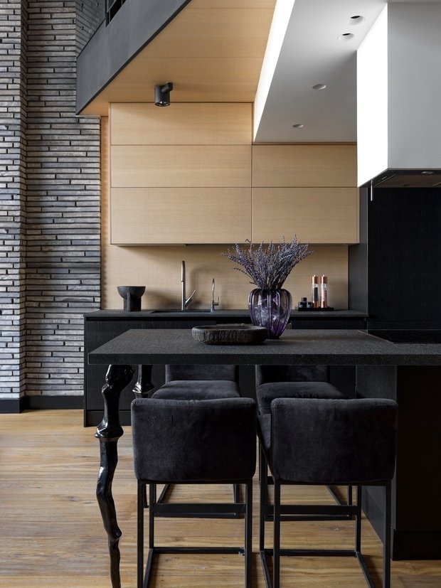 Фотография: Кухня и столовая в стиле Лофт, Современный, Квартира, Проект недели, Москва, 4 и больше, Более 90 метров, INRE – фото на INMYROOM