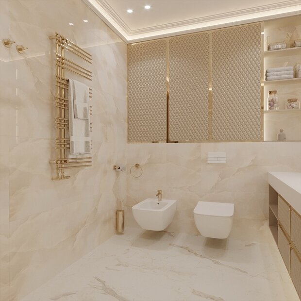 Фото из портфолио Дизайн интерьера квартиры для молодой девушки в стиле ар-деко – фотографии дизайна интерьеров на INMYROOM