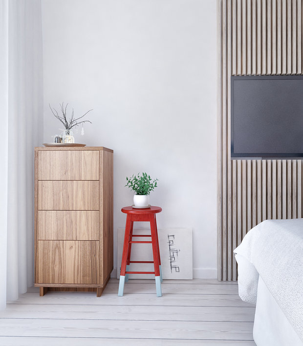 Фото из портфолио Квартира в стиле Mid-century modern от INT2 – фотографии дизайна интерьеров на INMYROOM