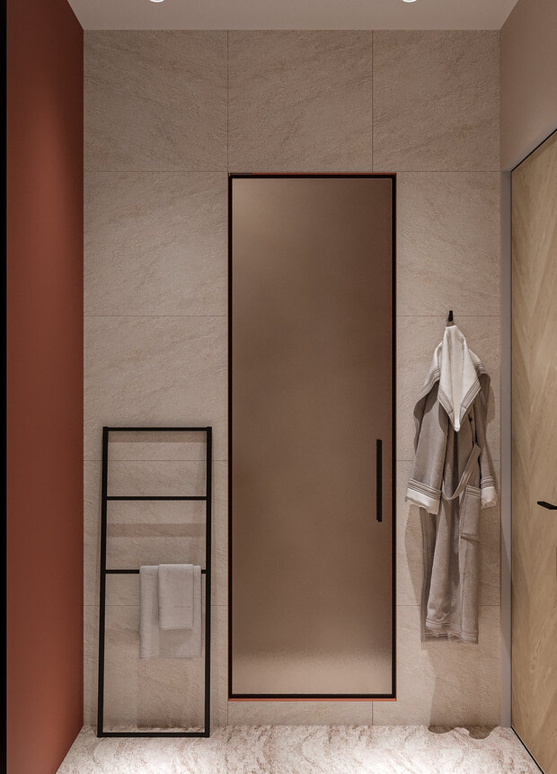 Фотография: Ванная в стиле Современный, Минимализм, Квартира, Проект недели, Санкт-Петербург, 2 комнаты, 60-90 метров, Студия дизайна Максимаджи – фото на INMYROOM