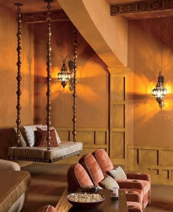 Фотография: Гостиная в стиле Прованс и Кантри, Современный, Восточный, Дома и квартиры, Интерьеры звезд – фото на INMYROOM