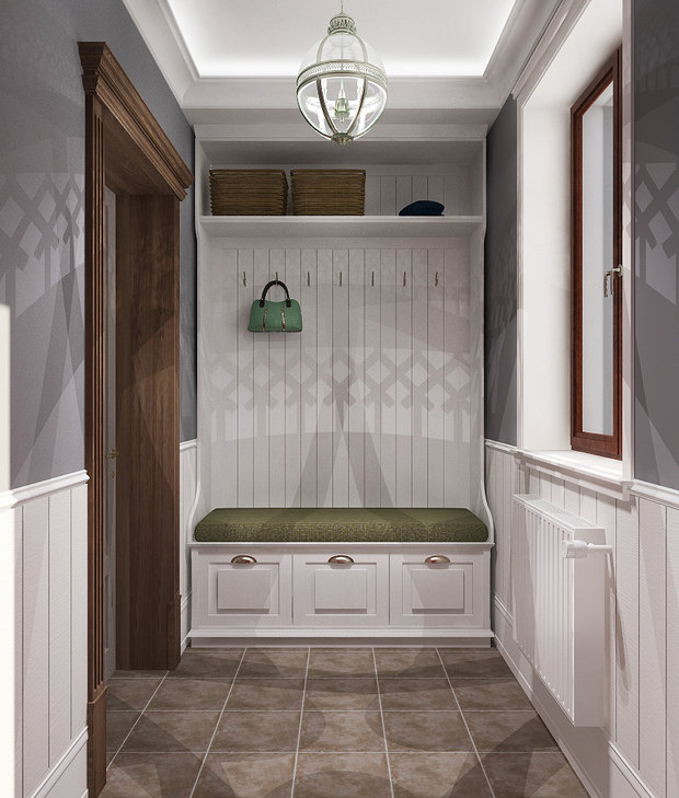 Фото из портфолио усадьба под Минском (проект 1 этажа) – фотографии дизайна интерьеров на INMYROOM