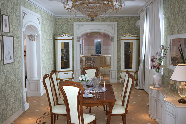 Фото из портфолио Дом, г.Москва, 600м – фотографии дизайна интерьеров на INMYROOM