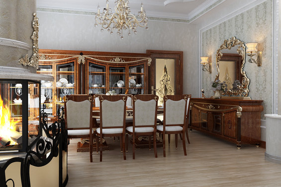 Фотография: Кухня и столовая в стиле Классический, Дом, Дома и квартиры – фото на INMYROOM