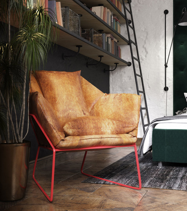 Фото из портфолио Спальня в стиле богемного лофта – фотографии дизайна интерьеров на INMYROOM