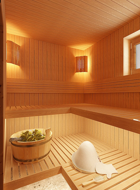 Фото из портфолио Баня в стиле  шале – фотографии дизайна интерьеров на INMYROOM