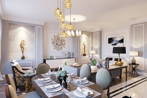 Фото из портфолио Проект 6 – фотографии дизайна интерьеров на INMYROOM