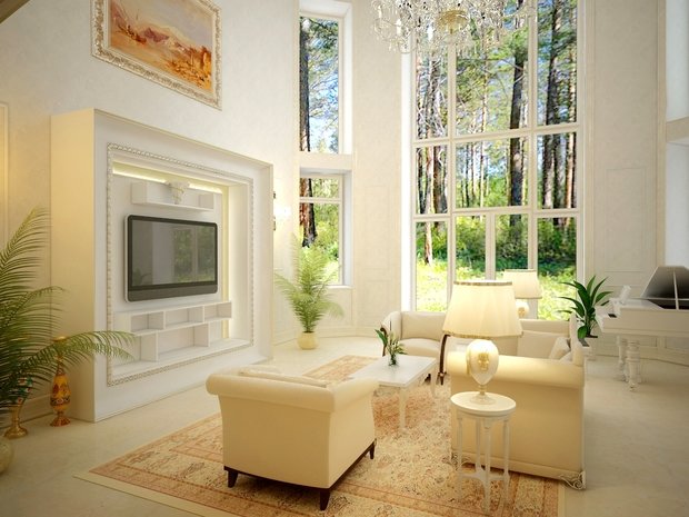 Фото из портфолио Дизайн частного коттеджа в классическом стиле – фотографии дизайна интерьеров на INMYROOM