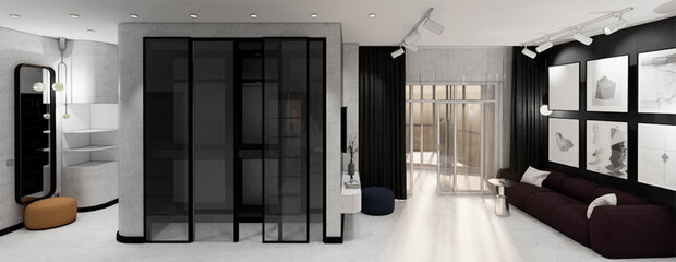 Фото из портфолио Квартира молодого фотографа – фотографии дизайна интерьеров на INMYROOM
