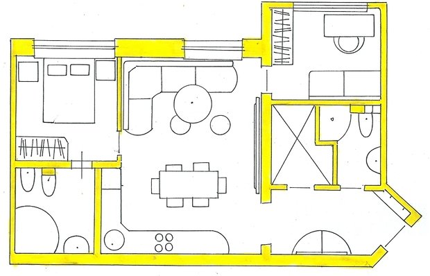 Фото из портфолио Мои перепланировки – фотографии дизайна интерьеров на INMYROOM