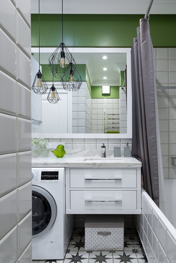 Фотография: Ванная в стиле Современный, Классический, Квартира, Проект недели, 3 комнаты, 60-90 метров, Владивосток, Елена Теплова – фото на INMYROOM Фотография: Ванная в стиле Современный, Классический, Квартира, Проект недели, 3 комнаты, 60-90 метров, Владивосток, Елена Теплова – фото на INMYROOM