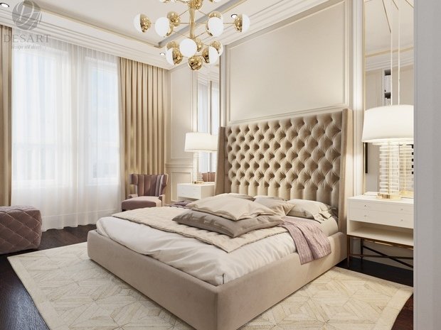 Фото из портфолио ЖК Утесов. Спальня – фотографии дизайна интерьеров на INMYROOM