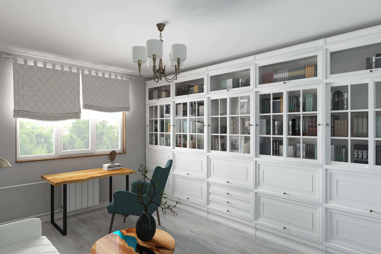 Фото из портфолио Трехкомнатная квартира 78 м2 в современном стиле, в доме серии П-44 – фотографии дизайна интерьеров на INMYROOM Фото из портфолио Трехкомнатная квартира 78 м2 в современном стиле, в доме серии П-44 – фотографии дизайна интерьеров на INMYROOM