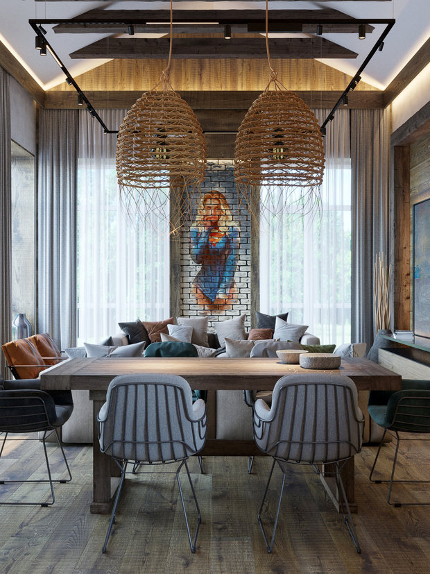 Фото из портфолио Дом в Ростове – фотографии дизайна интерьеров на INMYROOM