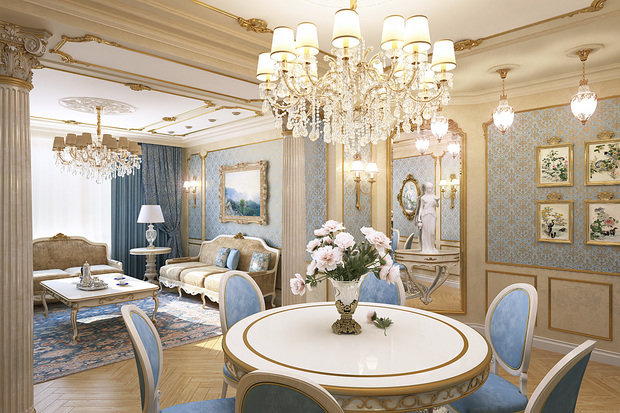 Фото из портфолио Квартира в классическом стиле – фотографии дизайна интерьеров на INMYROOM