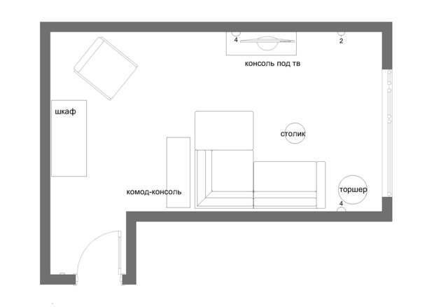 Фото из портфолио Гостиная – фотографии дизайна интерьеров на INMYROOM