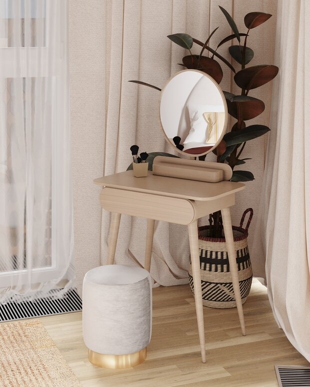 Фотография: Спальня в стиле Современный, Эко, Бохо, Квартира, Проект дня, Москва, 3 комнаты, 60-90 метров, terracotta.buro, Илона Рафикова – фото на INMYROOM