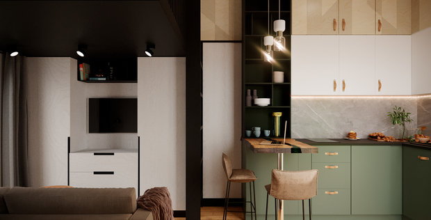 Фото из портфолио Мини-дом в Сочи – фотографии дизайна интерьеров на INMYROOM