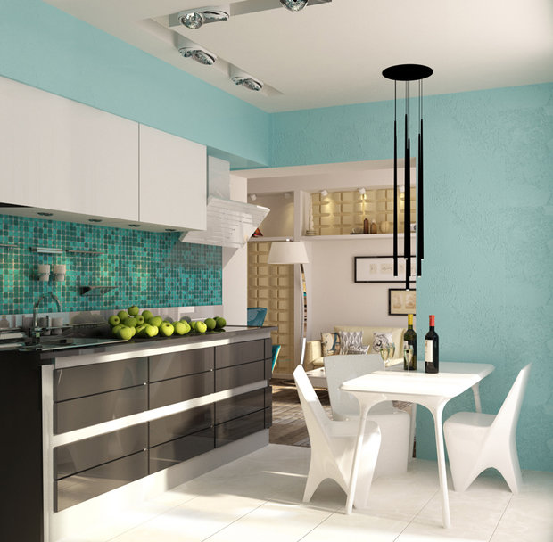 Фотография: Кухня и столовая в стиле Хай-тек, Скандинавский, Минимализм, Проект недели – фото на INMYROOM