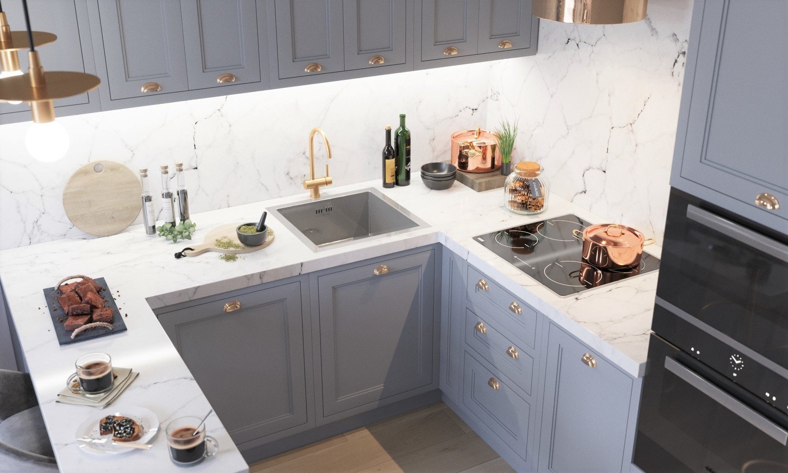 Фотография: Кухня и столовая в стиле Современный, Квартира, Проект недели, Химки, Елена Иванова, 3 комнаты, 60-90 метров, ЖК «Левобережный» – фото на INMYROOM Фотография: Кухня и столовая в стиле Современный, Квартира, Проект недели, Химки, Елена Иванова, 3 комнаты, 60-90 метров, ЖК «Левобережный» – фото на INMYROOM