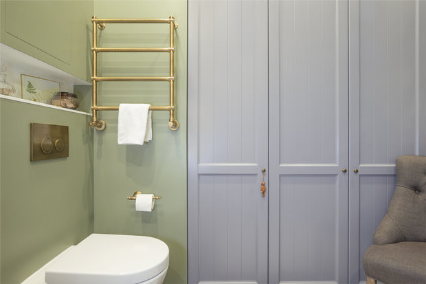 Фотография: Ванная в стиле Прованс и Кантри, Современный, Квартира, Проект недели, Москва, Герой InMyRoom, Zi-Design Interiors, видео, Ирина Чистякова, новостройка, Монолитный дом, 2 комнаты, 60-90 метров – фото на INMYROOM