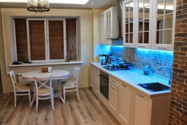 Фото из портфолио Белая кухня "Алиса в зазеркалье" Marko Studio – фотографии дизайна интерьеров на INMYROOM