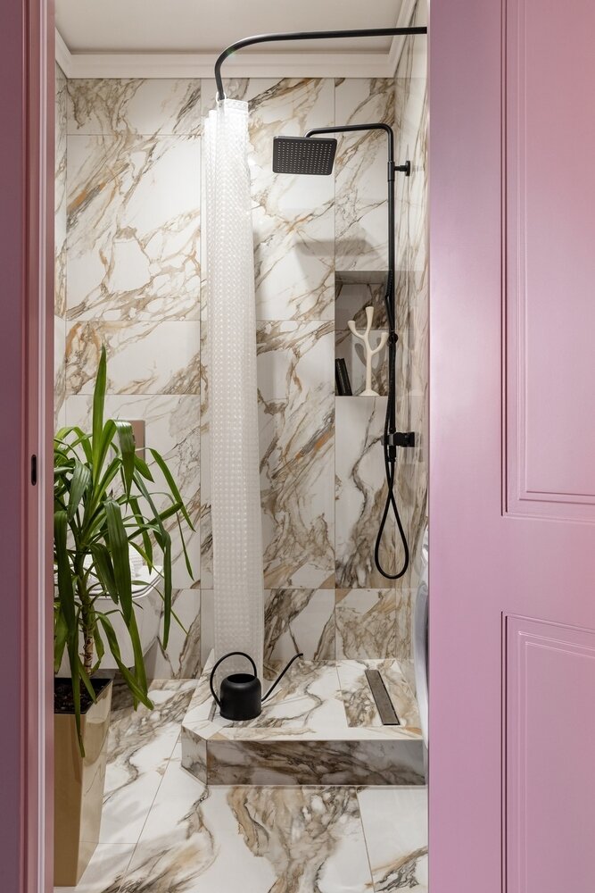 Фотография: Ванная в стиле Современный, Малогабаритная квартира, Квартира, Студия, Проект недели, Москва, Монолитный дом, до 40 метров, Сара Михайлова – фото на INMYROOM Фотография: Ванная в стиле Современный, Малогабаритная квартира, Квартира, Студия, Проект недели, Москва, Монолитный дом, до 40 метров, Сара Михайлова – фото на INMYROOM