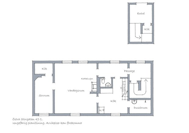 Фото из портфолио  Östra Storgatan 49 C – фотографии дизайна интерьеров на InMyRoom.ru