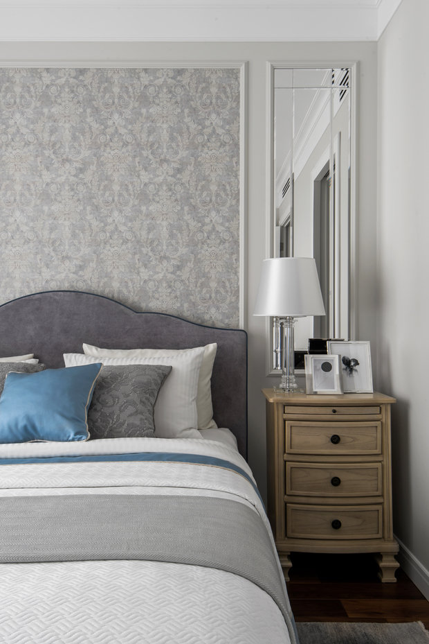 Фотография: Спальня в стиле Классический, Квартира, Проект недели, Москва, Лидия Большакова, NW-Interior, 4 и больше, Более 90 метров – фото на INMYROOM