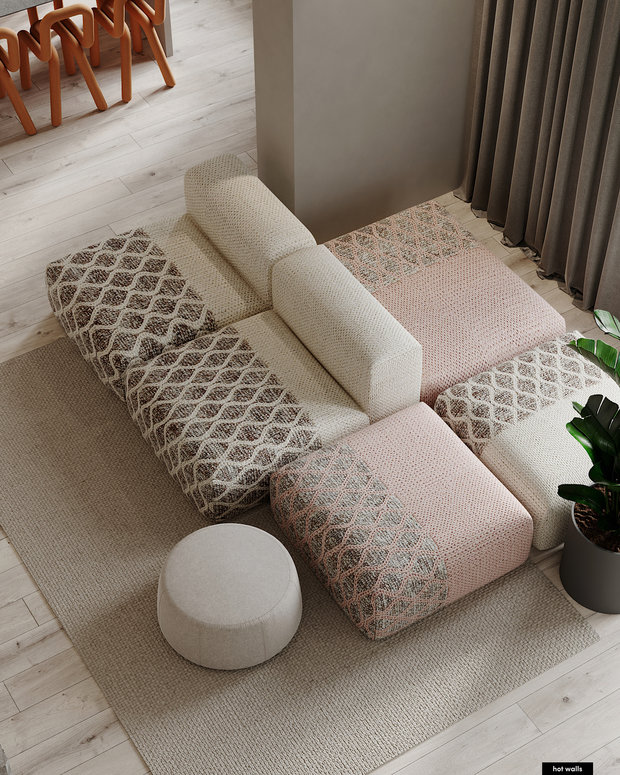Фото из портфолио Wандер парк, 90m² – фотографии дизайна интерьеров на INMYROOM